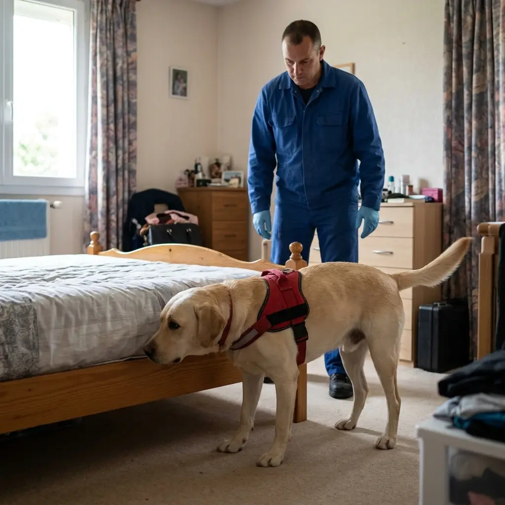 Comment réagir avant l'arrivée du chien détecteur à Chauny