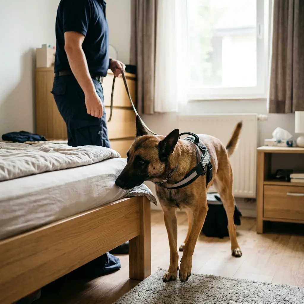 Adopter les bons gestes avant la venue du chien expert