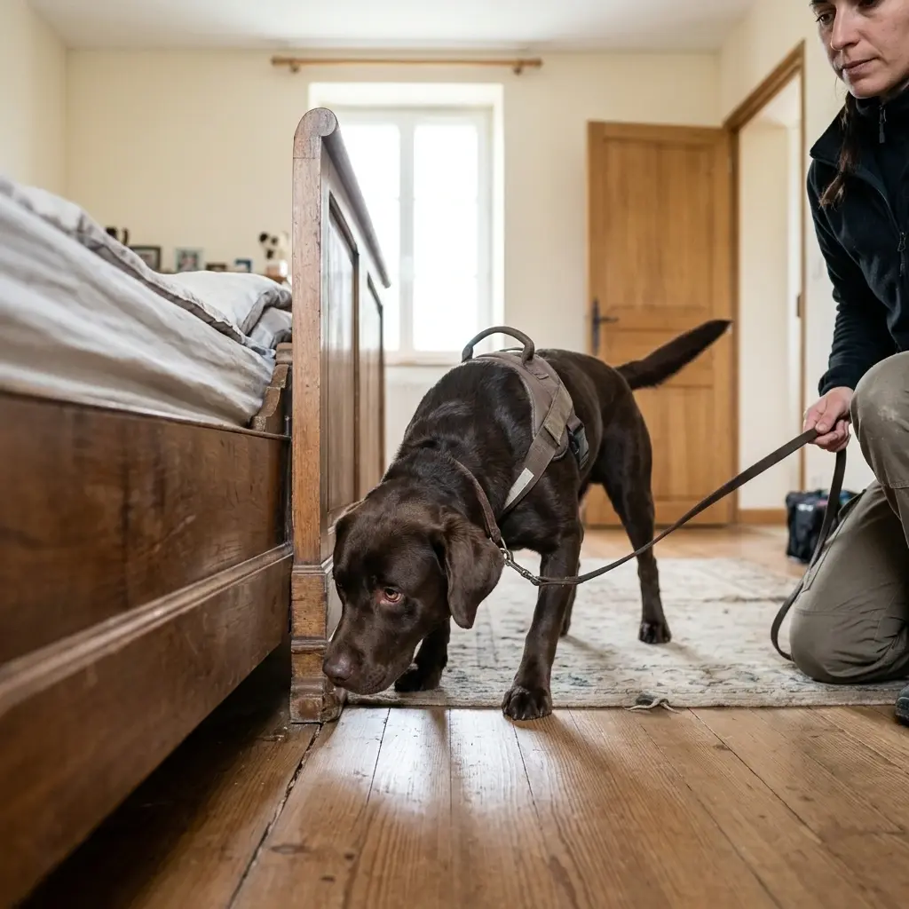 Comment se déroule la détection canine à Nogent-l'Artaud ?