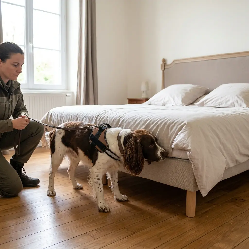 Détection canine punaise de lit Château-Thierry (02400)