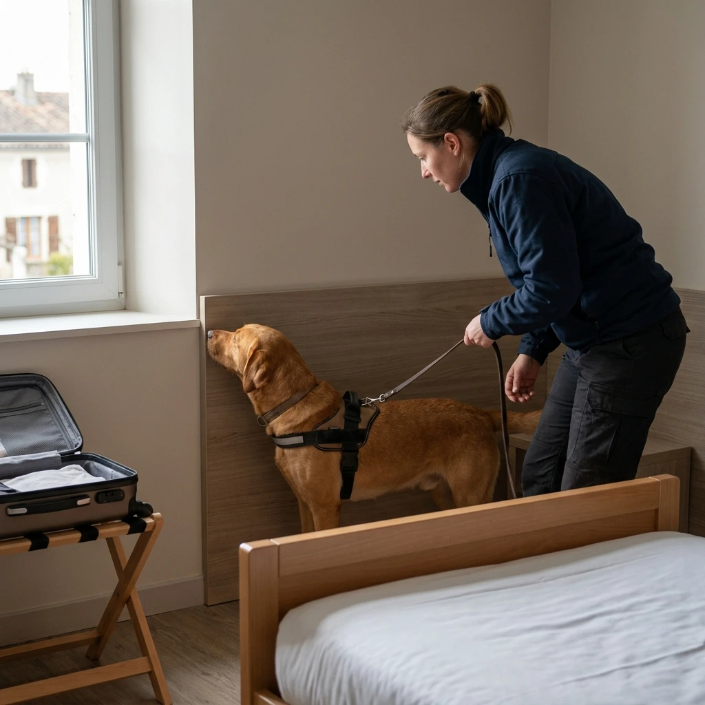 Comment réagir avant l'arrivée du chien détecteur à Neuilly-Saint-Front