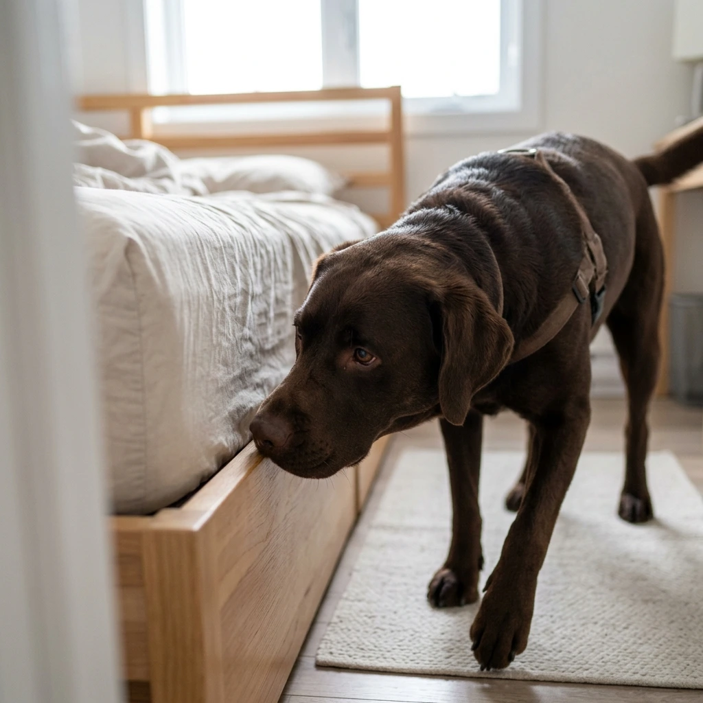 Comment se déroule la recherche canine sur place
