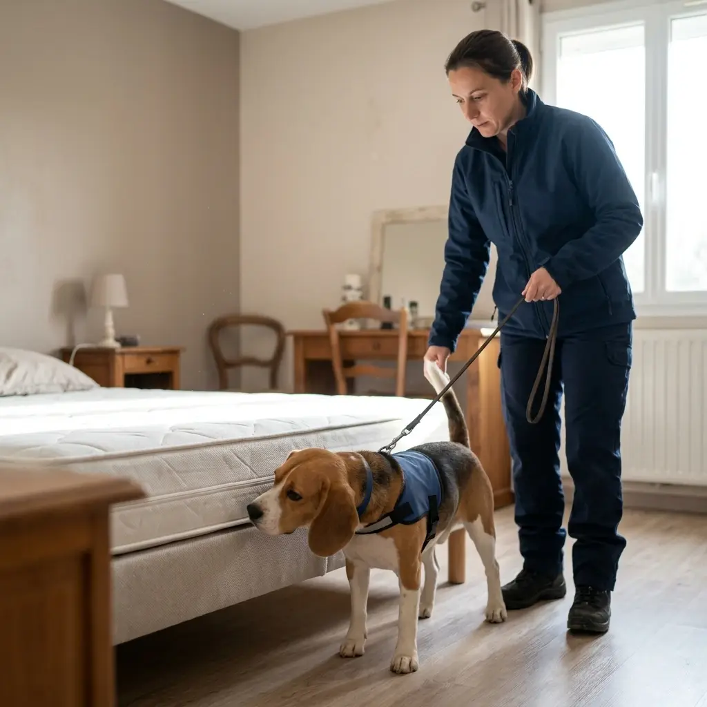 Comment se déroule la détection canine à Bogny-sur-Meuse ?