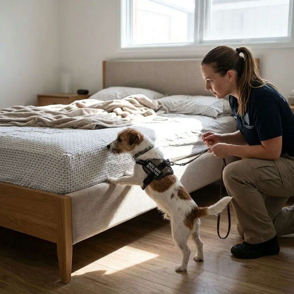 Comment se déroule la détection canine à Bazeilles ?