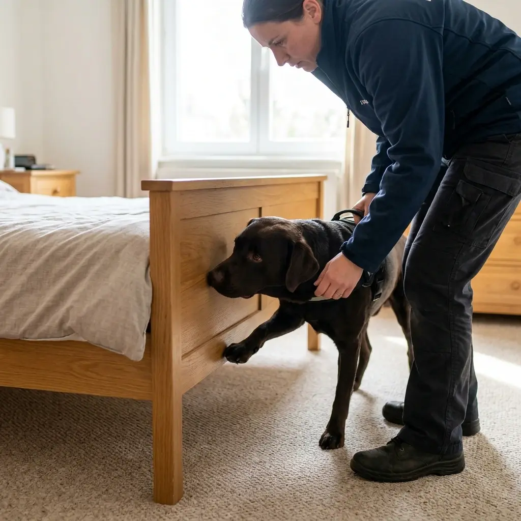 Comment fonctionne notre détection canine sur le terrain