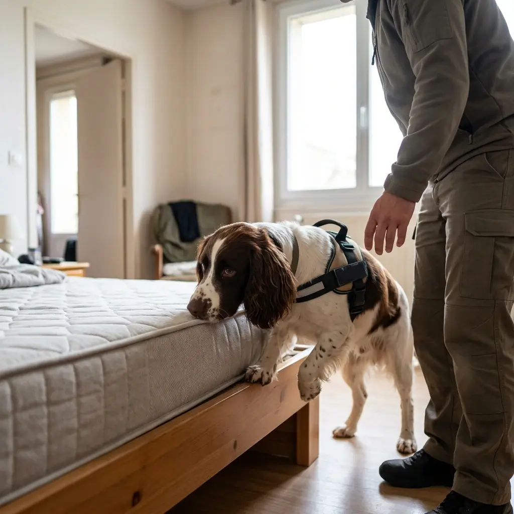 Détection canine punaise de lit Sedan (08200)