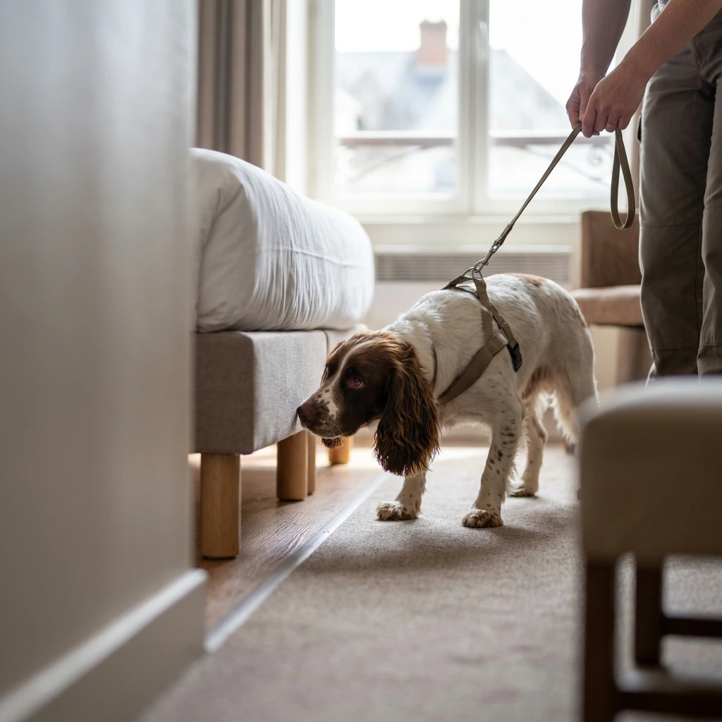 Comment se déroule la détection canine à Rocroi ?
