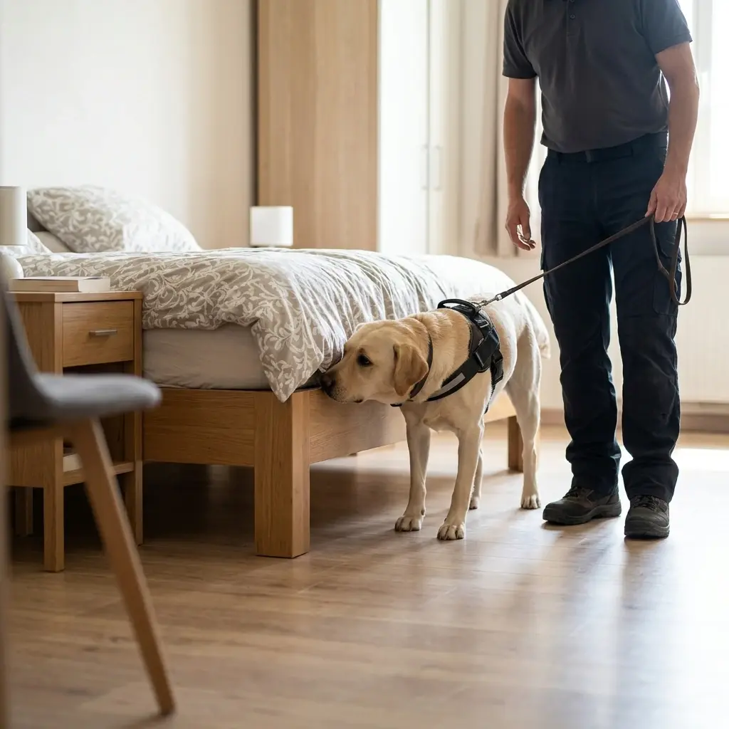 Comment se déroule la détection canine à Vrigne aux Bois ?