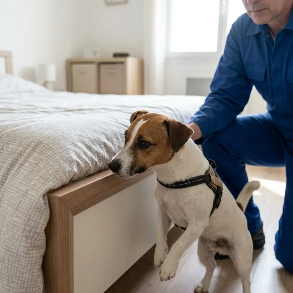Comment se déroule la détection canine à Vivier-au- Court ?