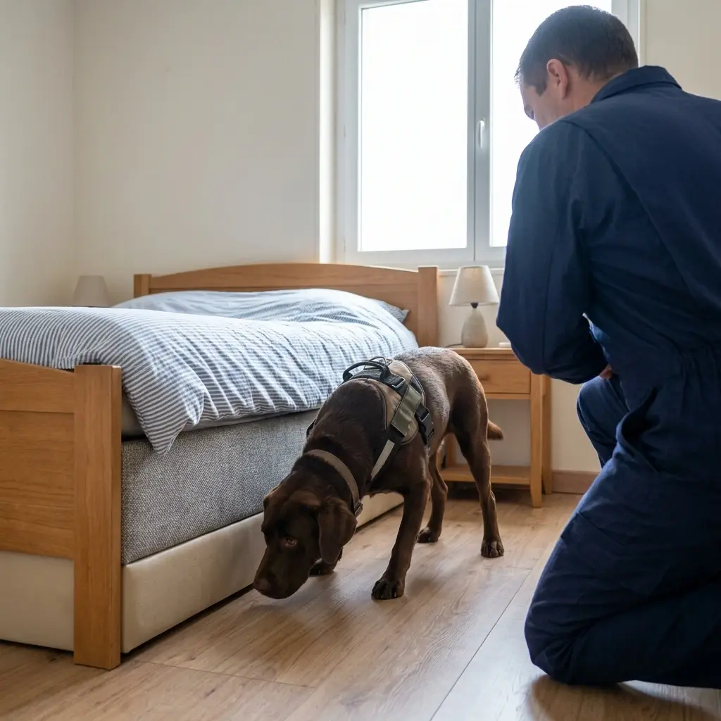 Une stratégie de recherche basée sur l'odorat canin