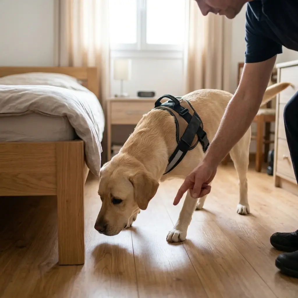 Comment se déroule la détection canine à Nouzonville ?