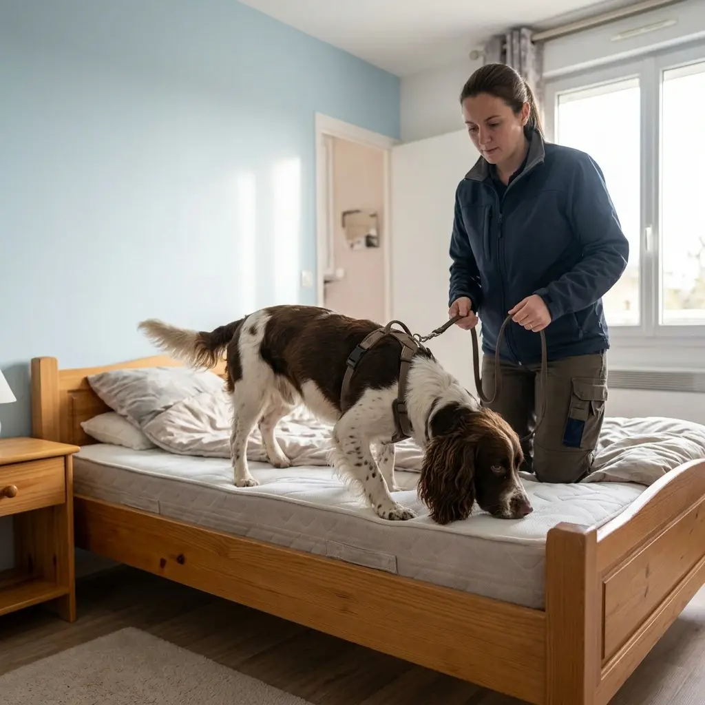 Détection canine punaise de lit Nouzonville (08700)