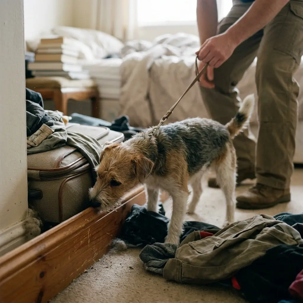 Comment se déroule la détection canine à Monthermé ?