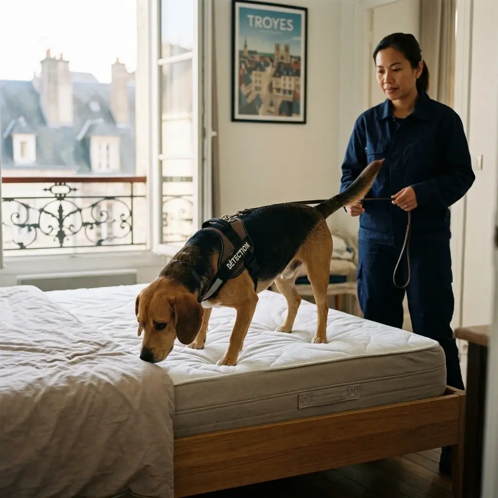 Comment réagir avant l'arrivée du chien de détection à Troyes ?
