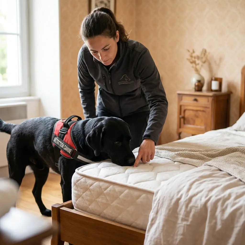Comment se déroule la détection canine à Troyes ?