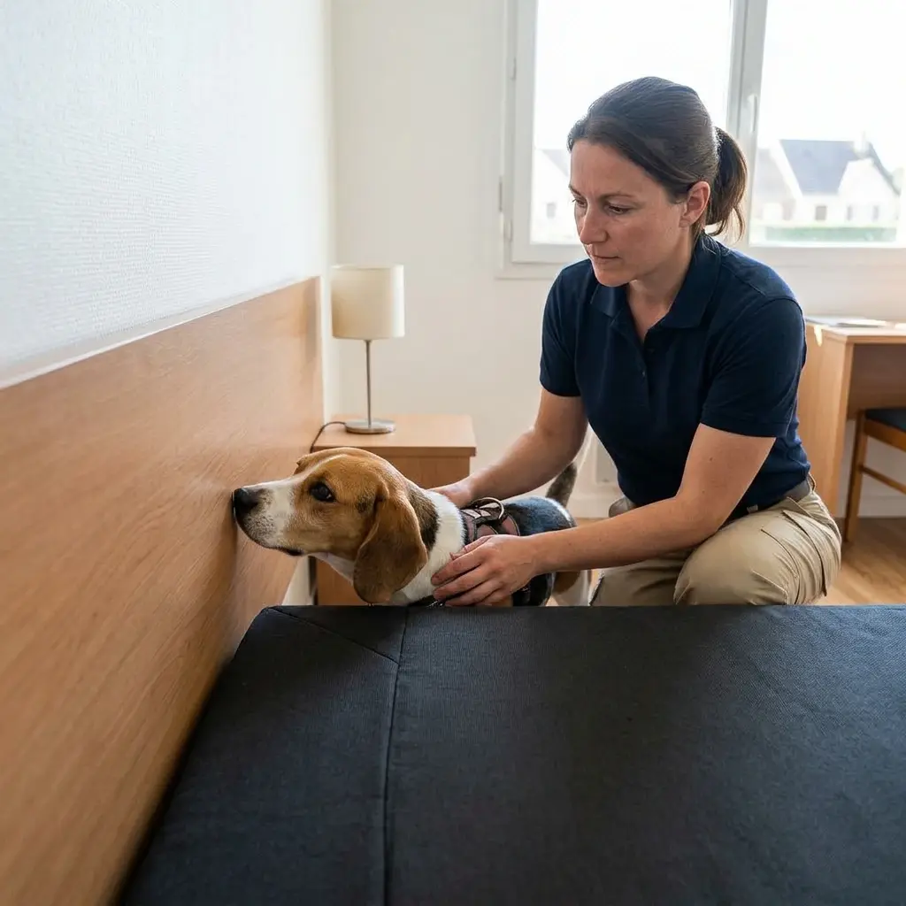 Comment se déroule la détection canine à Villenauxe-la-Grande ?