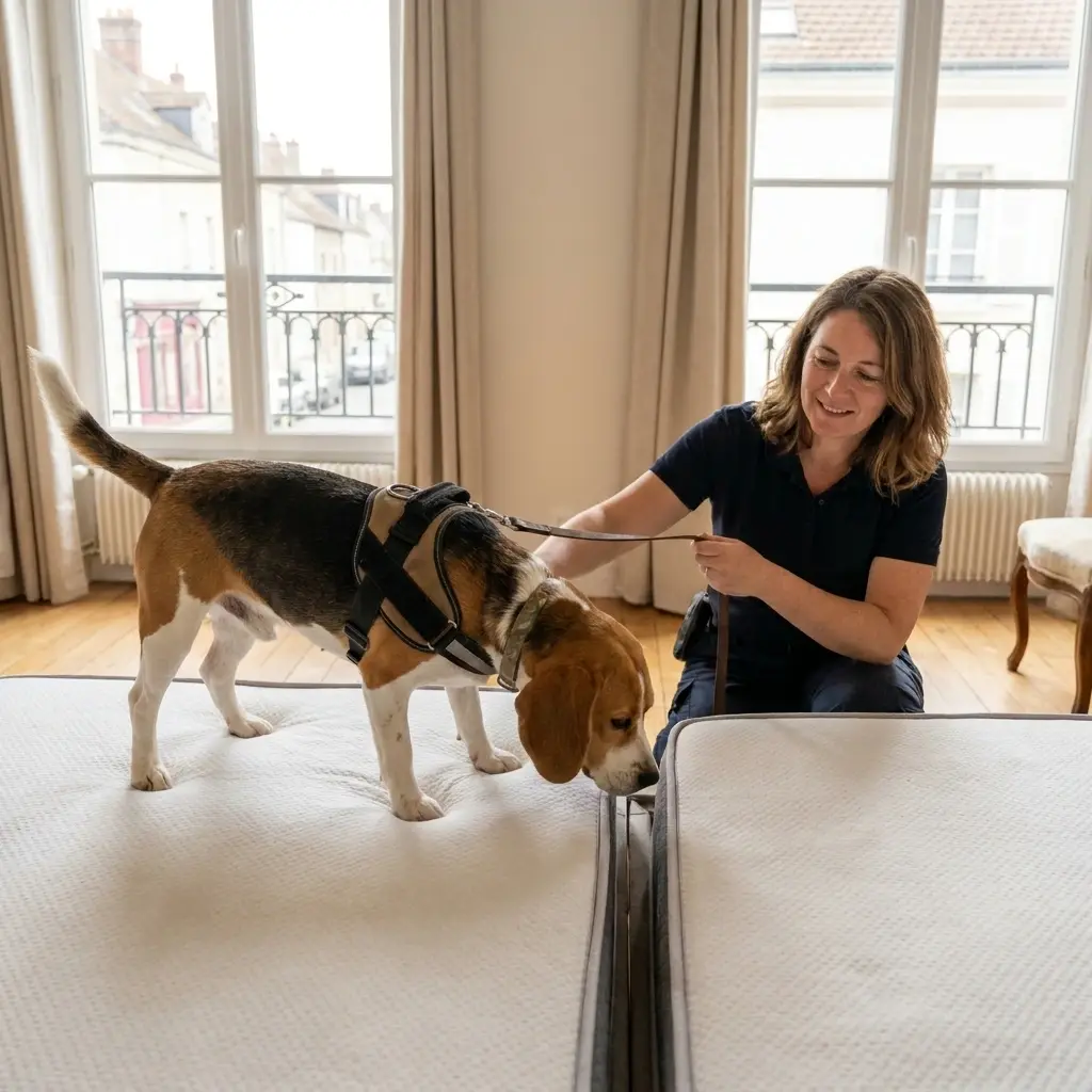 Notre méthode de détection canine punaises de lit