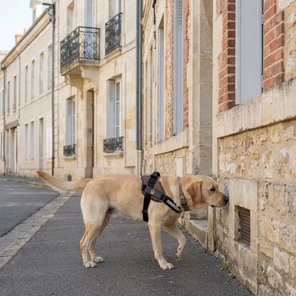 Le fonctionnement de la détection canine sur place