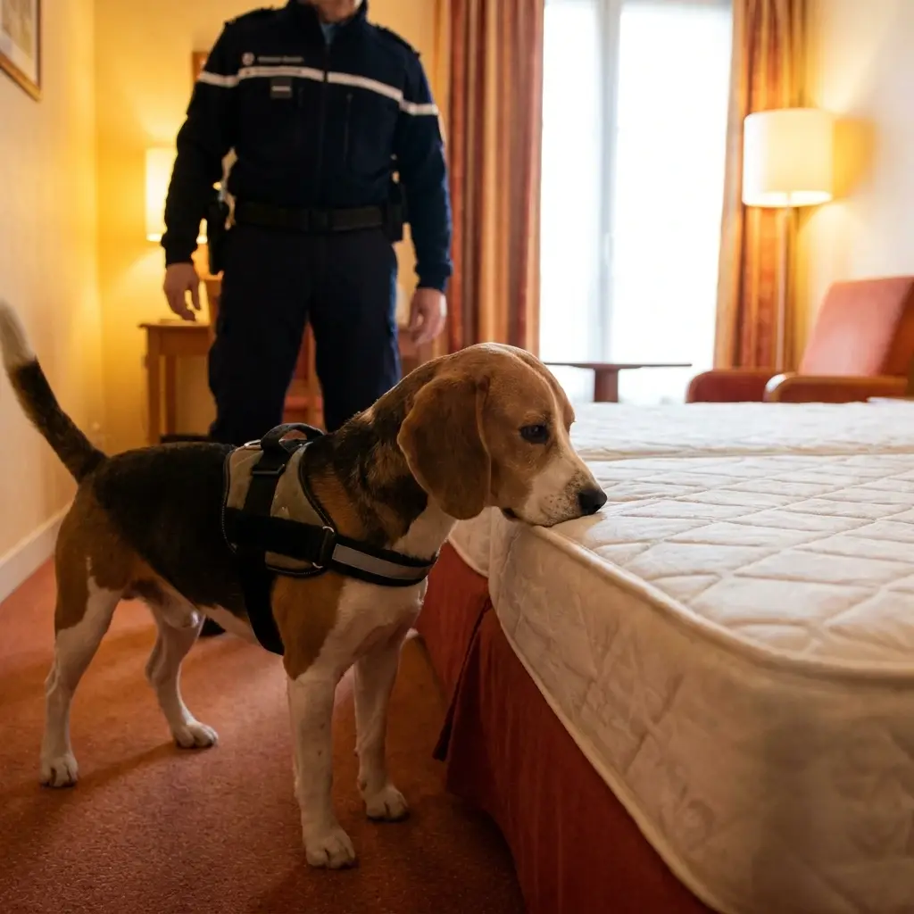 Comment réagir avant l'arrivée du chien renifleur ?