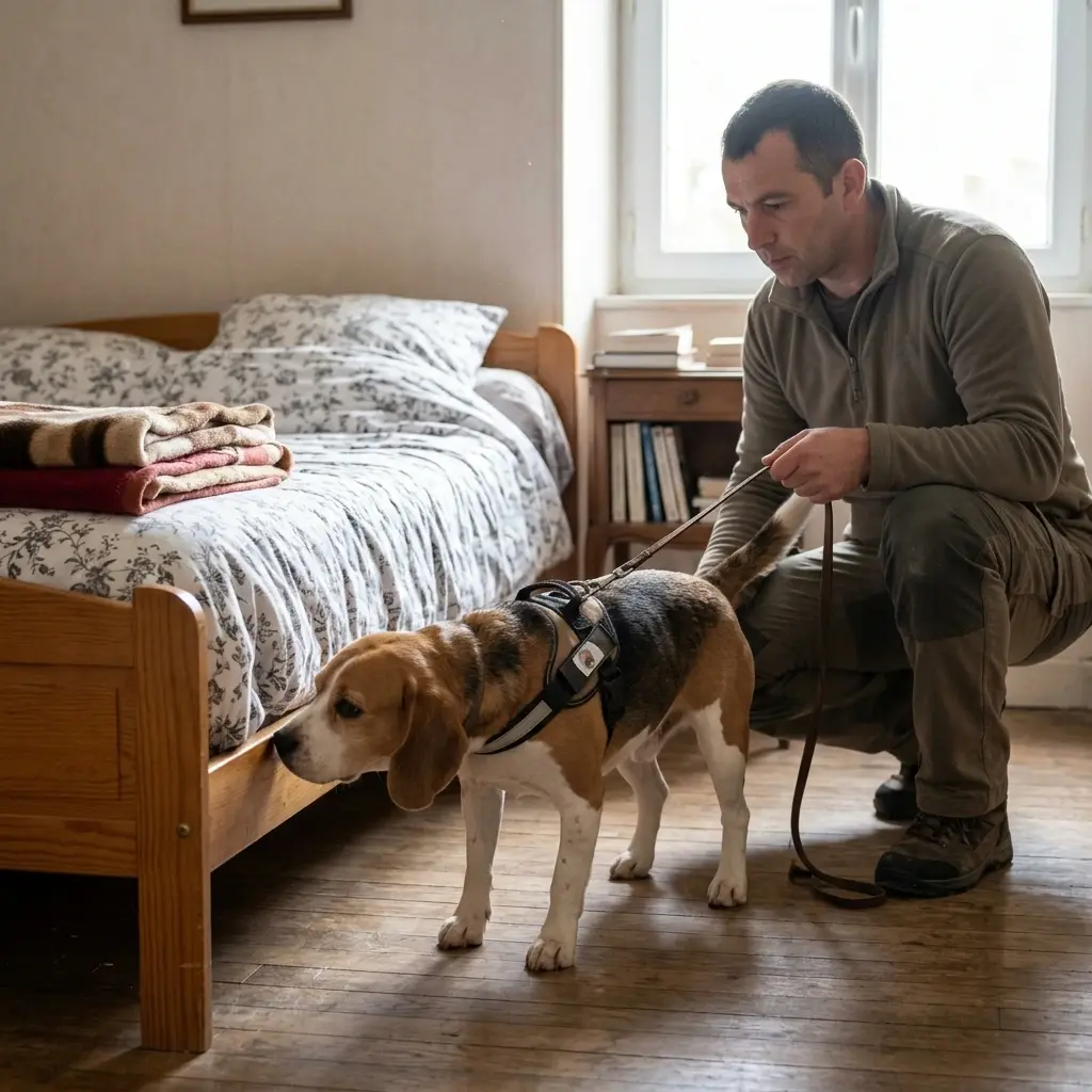 Comment se déroule la détection canine à Arcis-sur-Aube ?