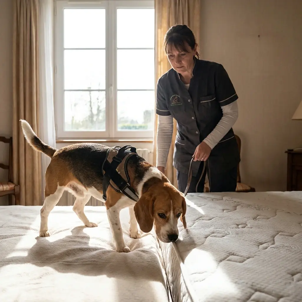 Comment se déroule la détection canine