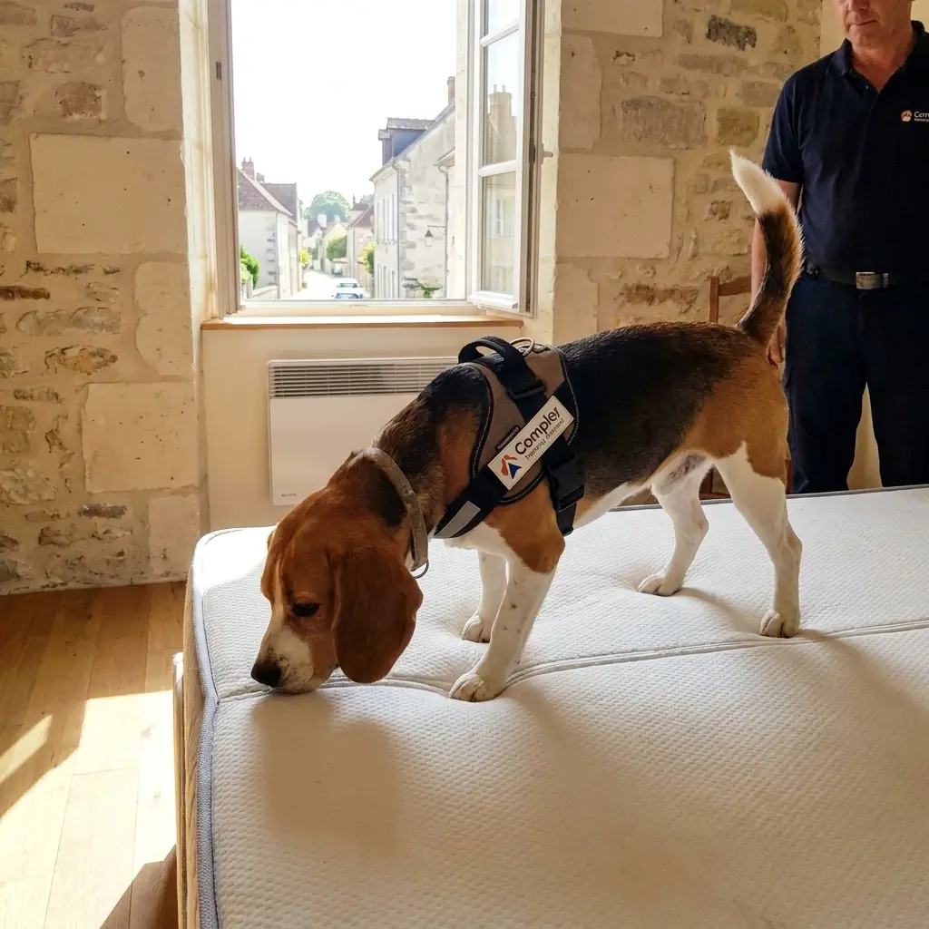 Détection canine punaise de lit La Ferté-Milon (2460)