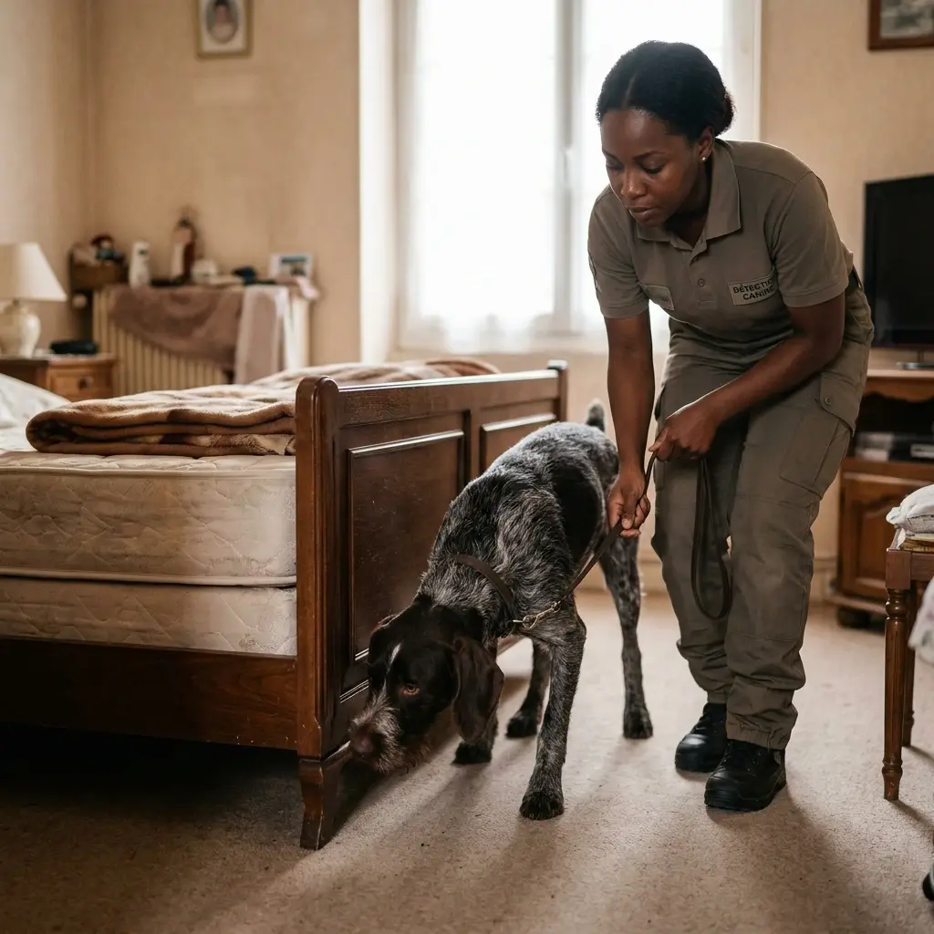 Comment se déroule la détection canine à La Fère ?