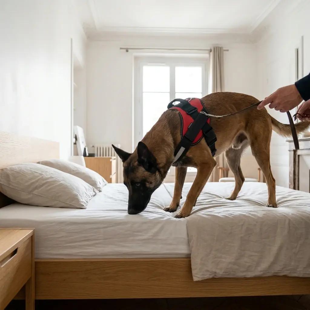 Détection canine punaise de lit Reims (51100)