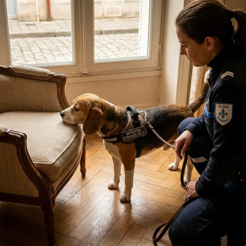 Détection canine punaise de lit Épernay (51200)