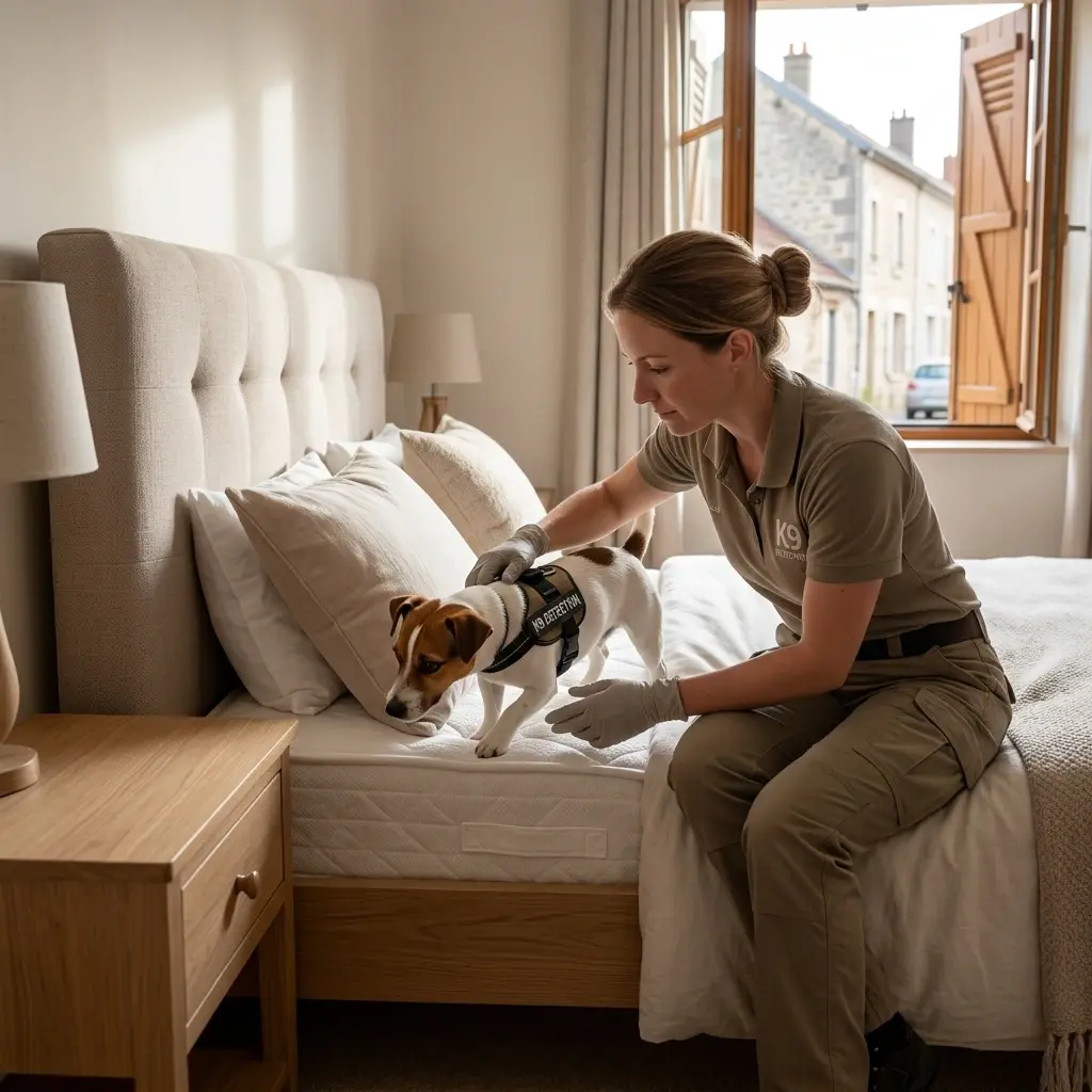 Comment se déroule la détection canine à Mourmelon-le-Grand ?