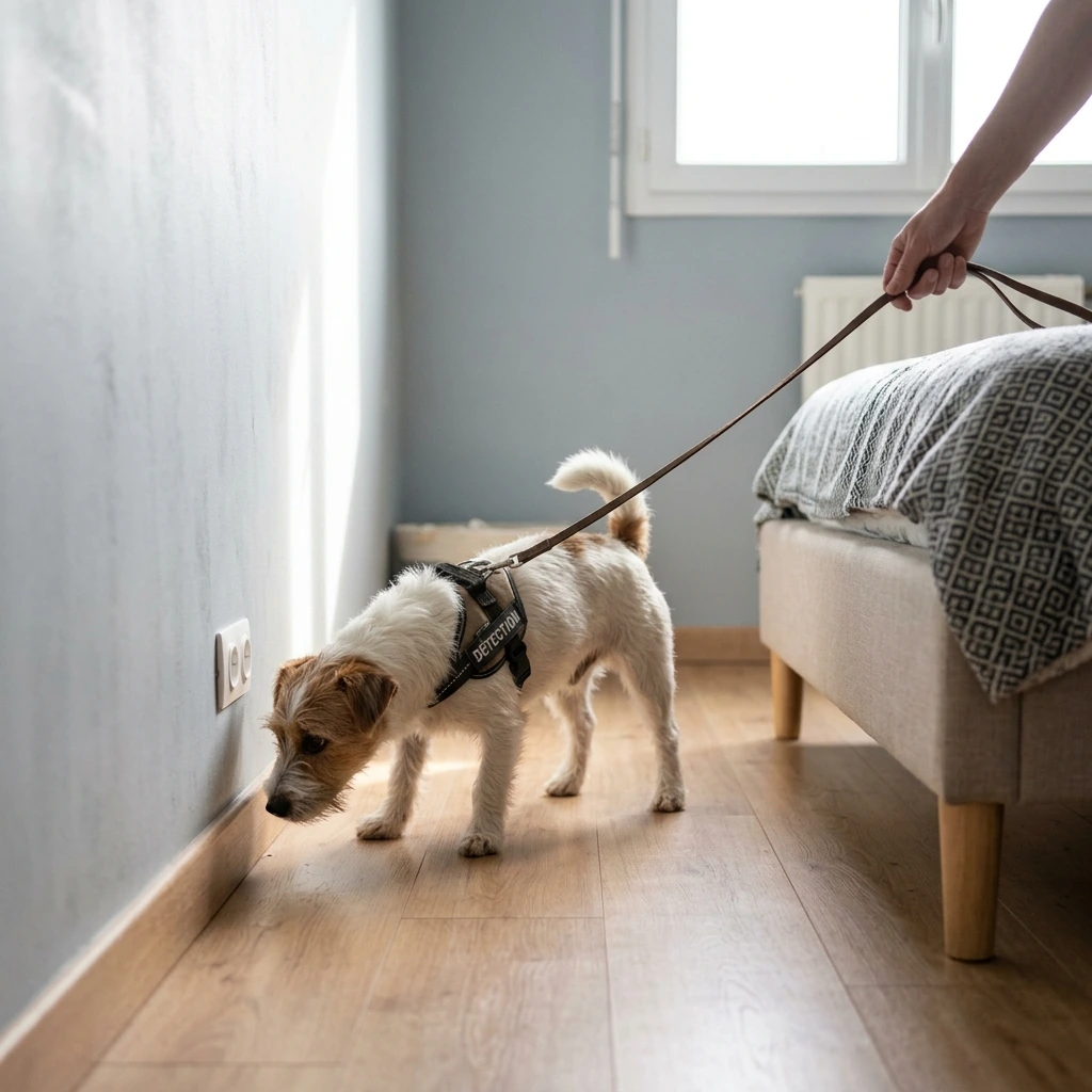 Comment se déroule la détection canine à Bezannes ?