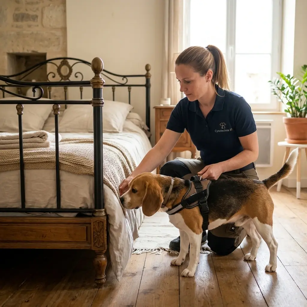 Comment se déroule la détection canine à Suippes ?