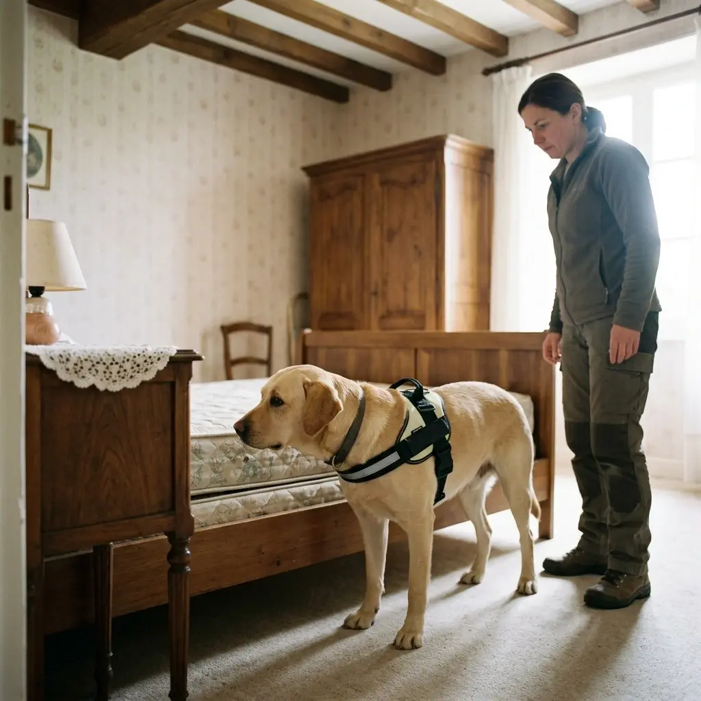 Comment se déroule la détection canine à Wassy ?