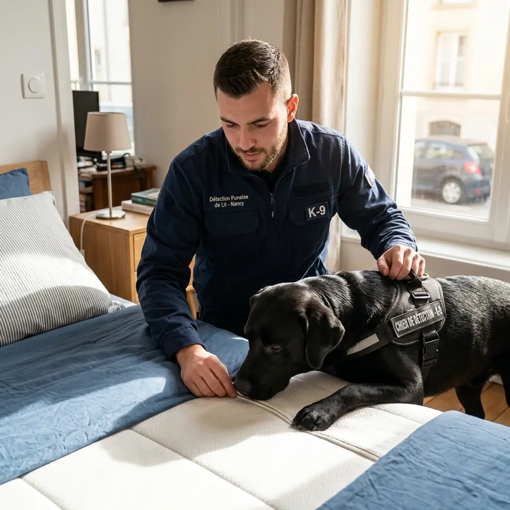 Comment se déroule la détection canine à Nancy ?