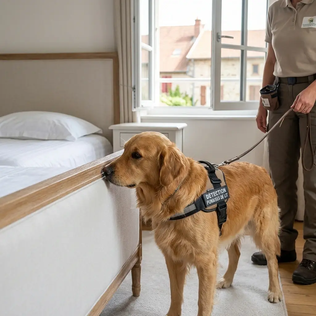 Comment se déroule l'intervention canine à Rosières-aux-Salines ?