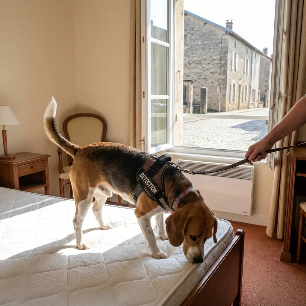 Détection canine punaise de lit Bouxières-aux-Dames (54136)