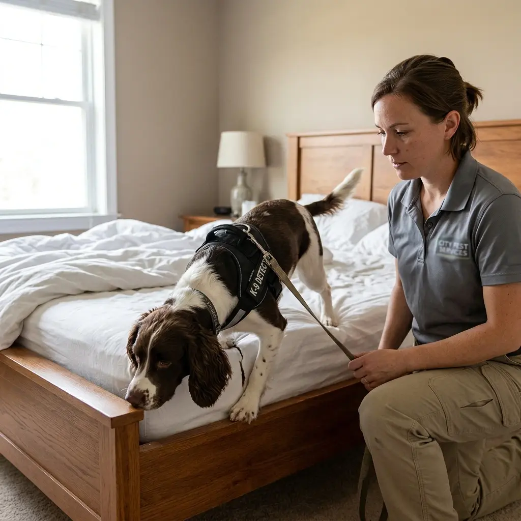 Les gestes essentiels avant l'arrivée du chien détecteur