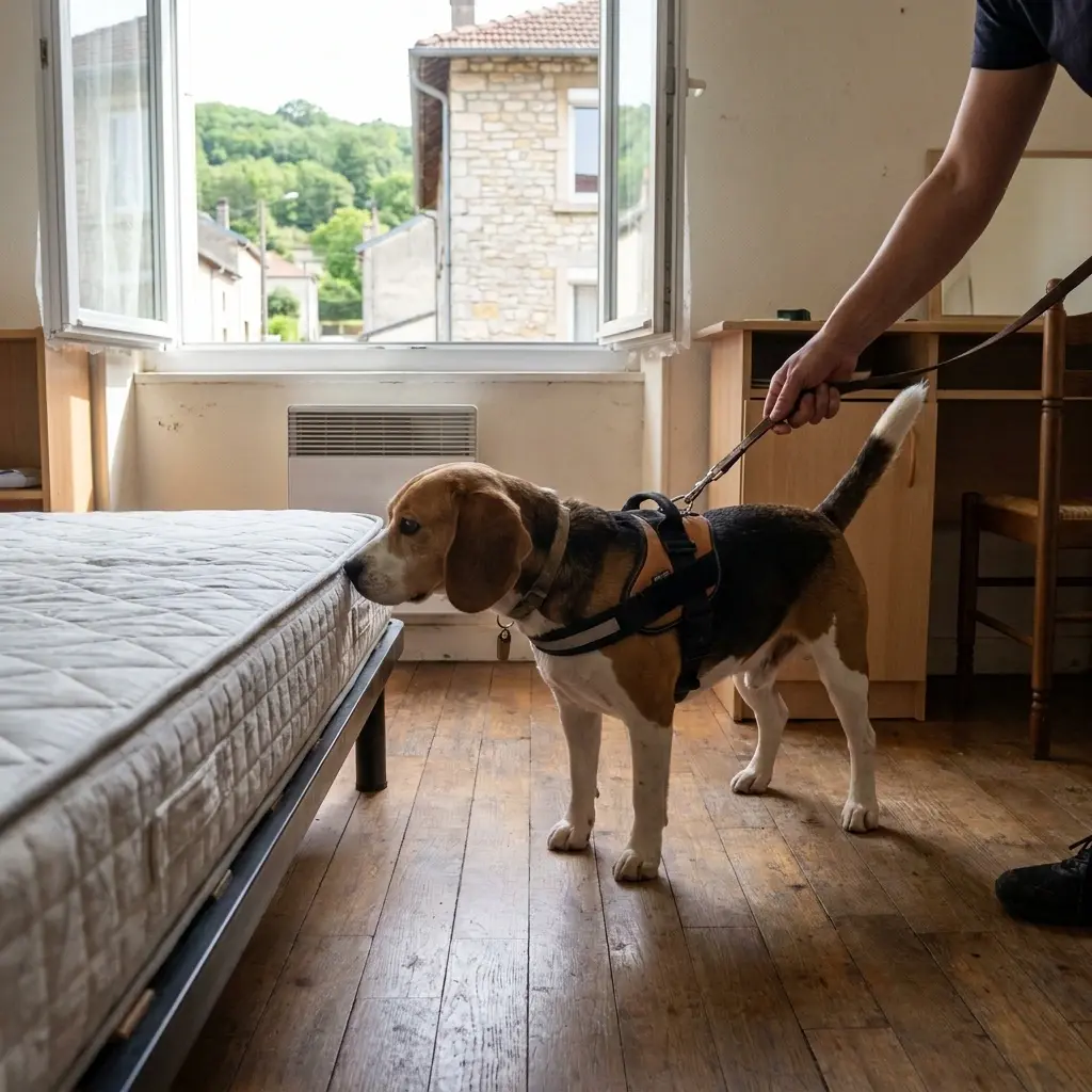 Comment se déroule la détection canine à Neuves-Maisons ?