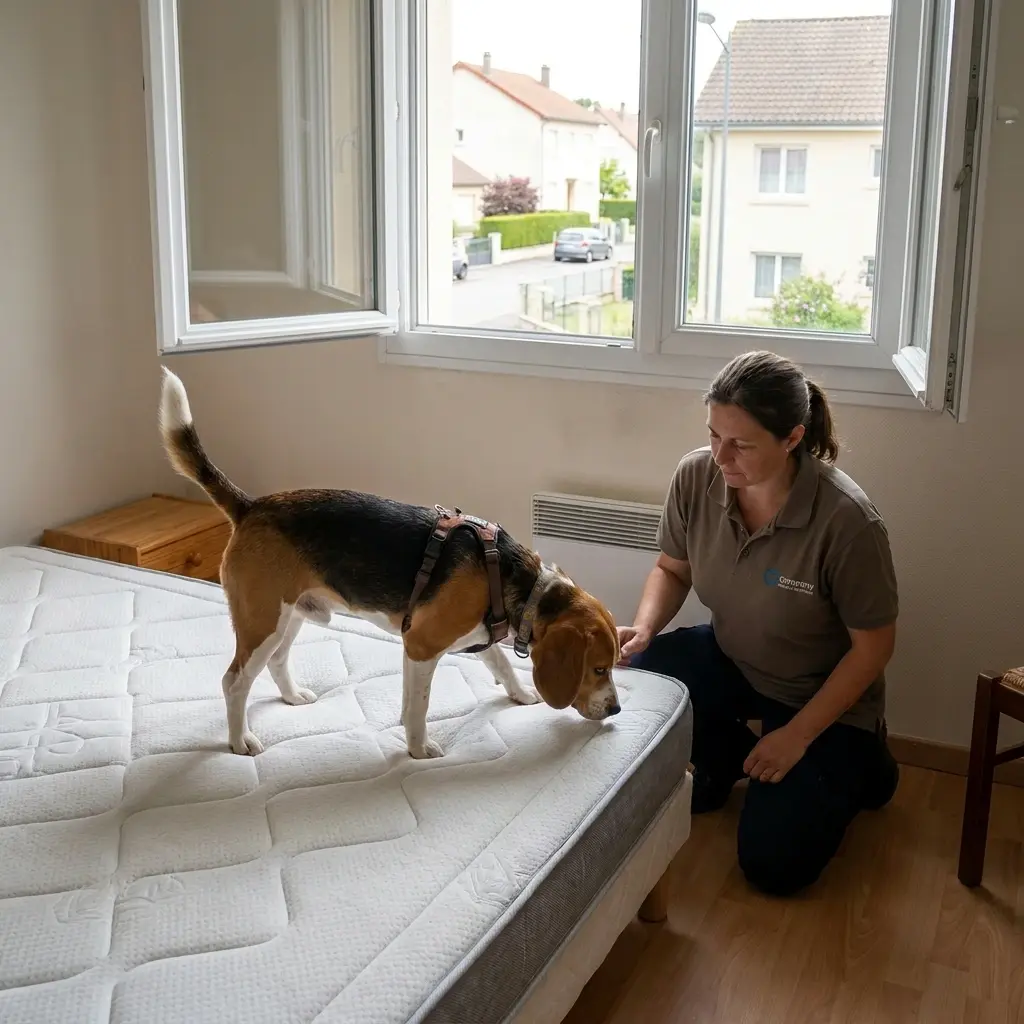 Comment se déroule la détection canine à Seichamps ?