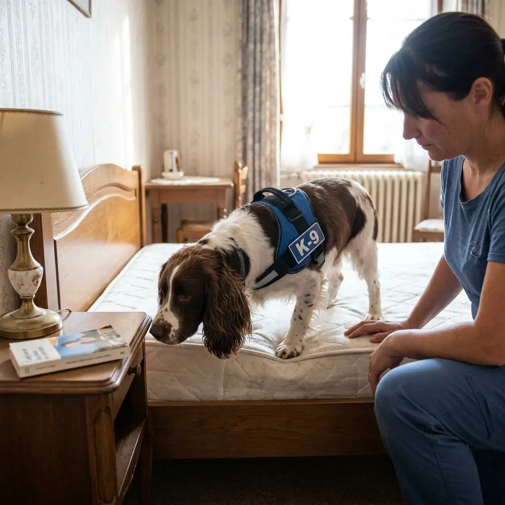 Comment réagir avant l'arrivée du chien de détection à Réhon