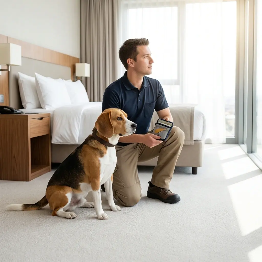 Comment fonctionne la recherche canine sur place ?