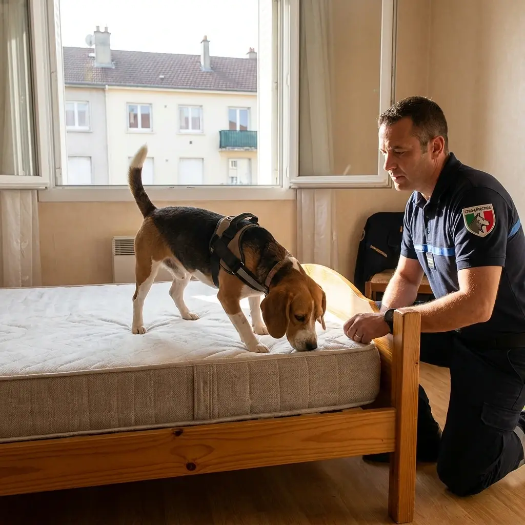 Adopter les bons gestes avant l'arrivée du chien renifleur