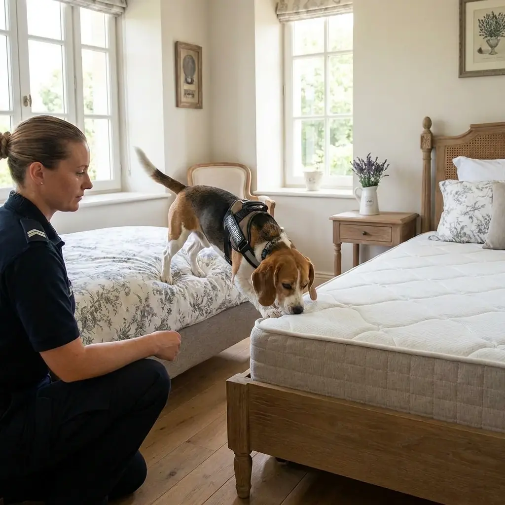 Comment se déroule la détection canine à Audun-le-Roman ?