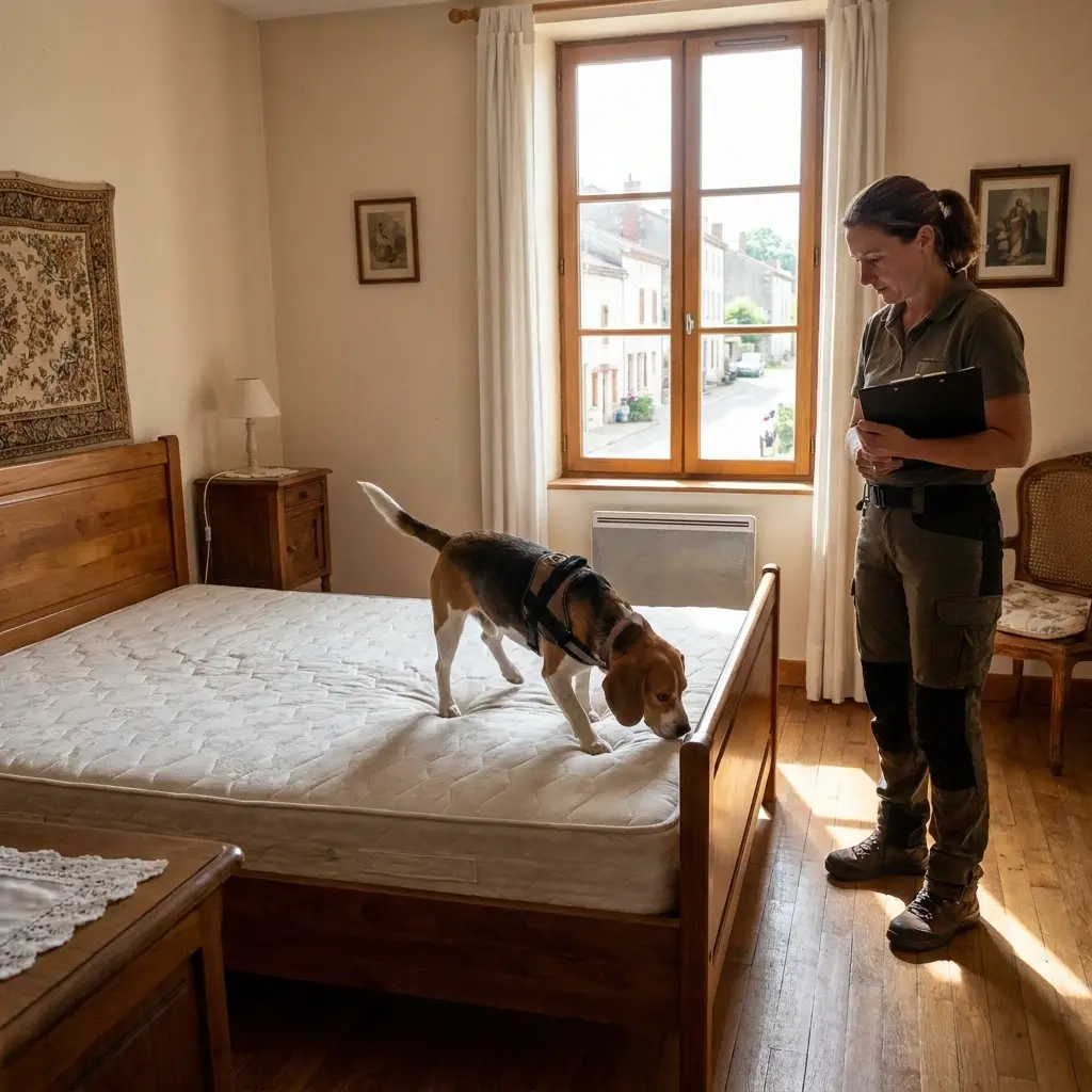 Comment se déroule la détection canine à Foug ?