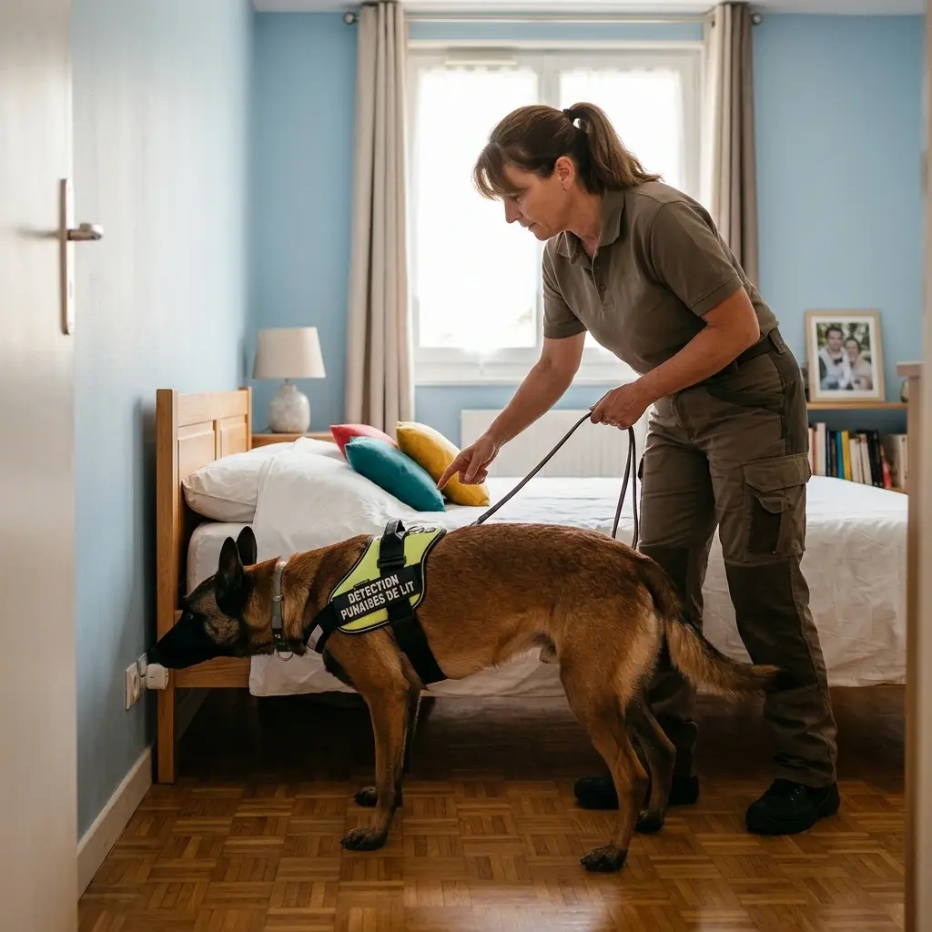 Comment se déroule la détection canine à Fléville-devant-Nancy ?