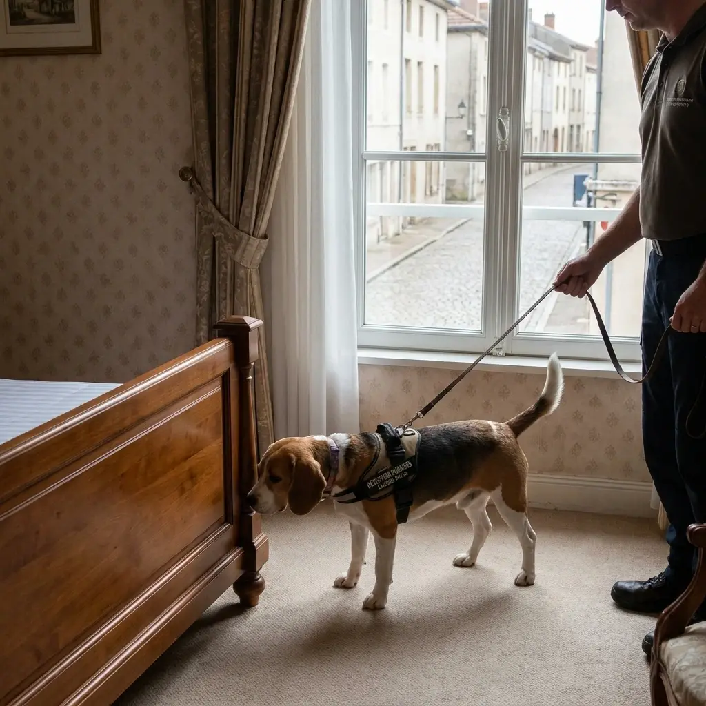 Comment se déroule la détection canine à Ludres ?