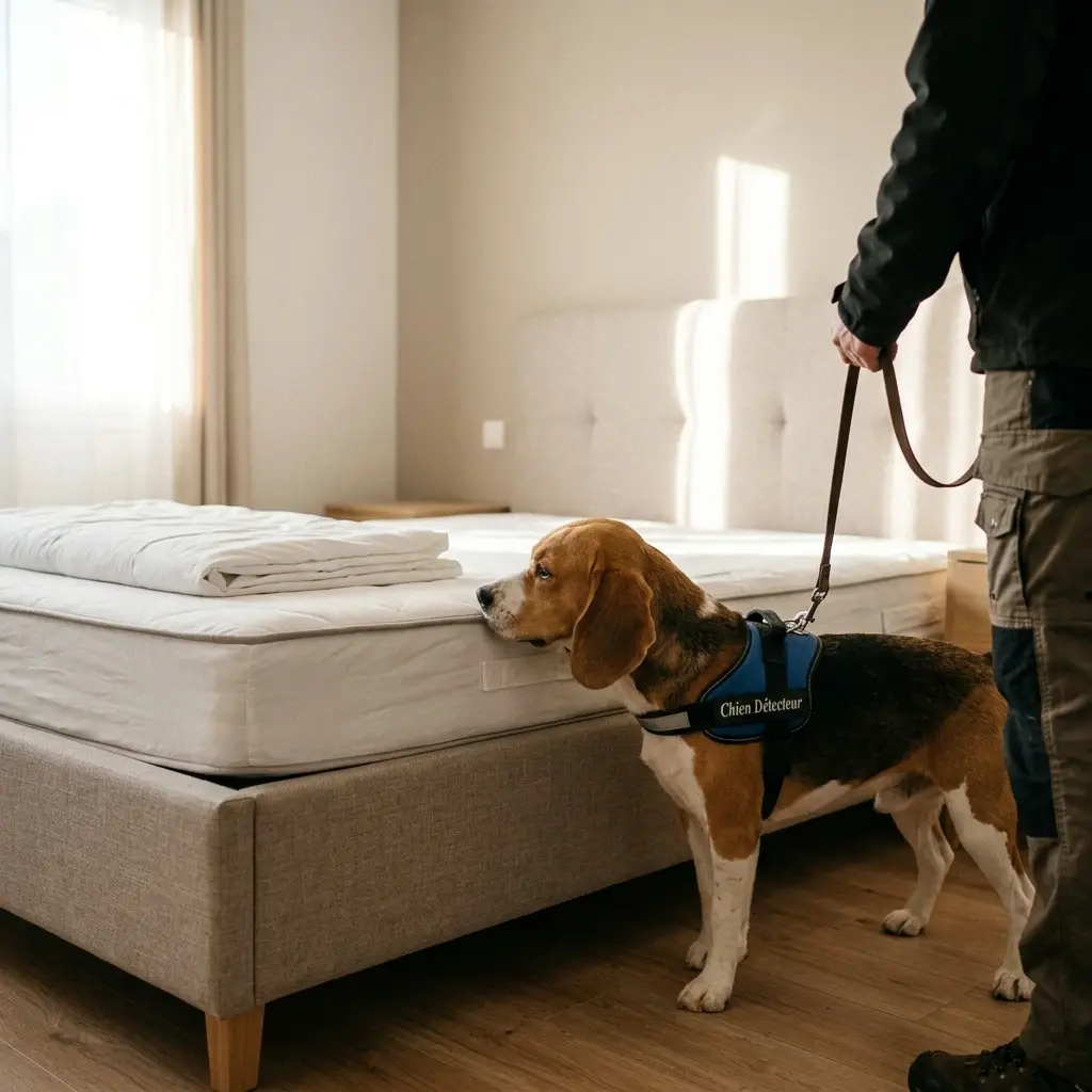 Comment se déroule la détection canine à Bois-de-Haye ?