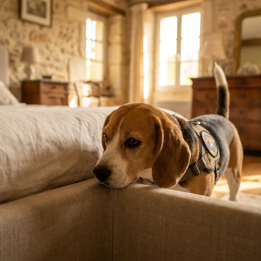 Comment se déroule la détection canine à Gondreville ?