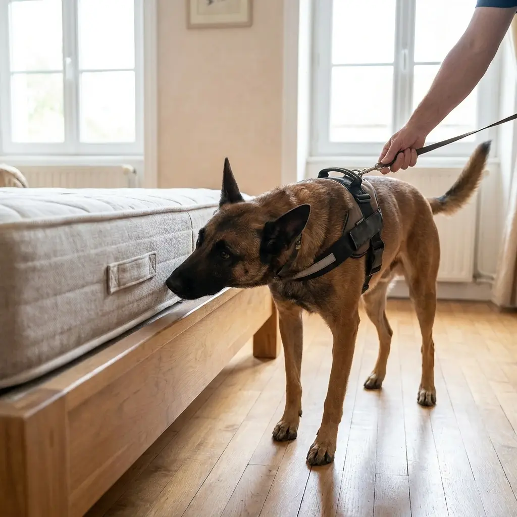 Détection canine punaise de lit Haucourt-Moulaine (54860)