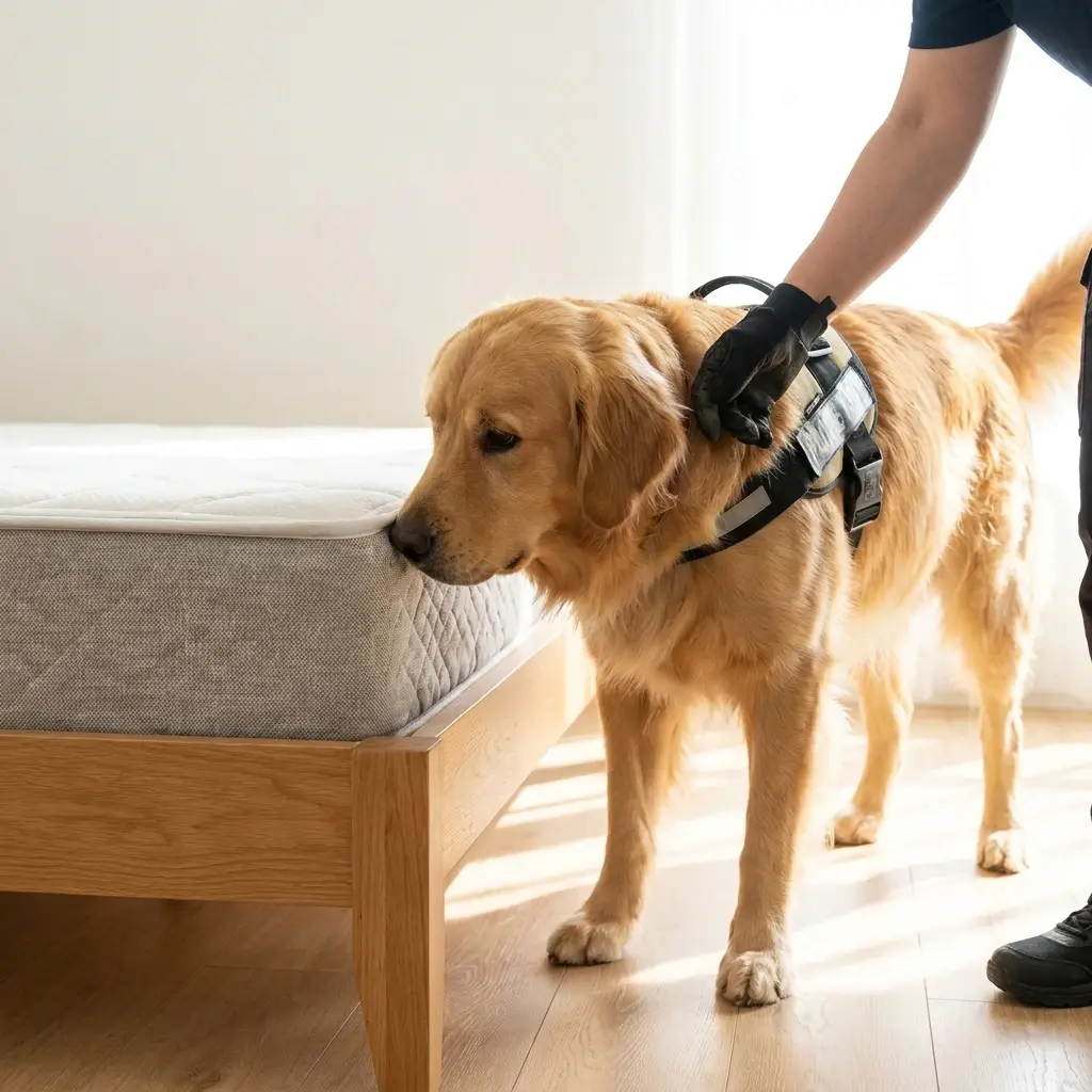 Comment se déroule la détection canine à Verdun ?